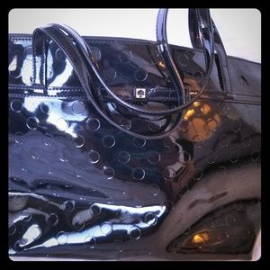Kate Spade Black Patent Leather Tote